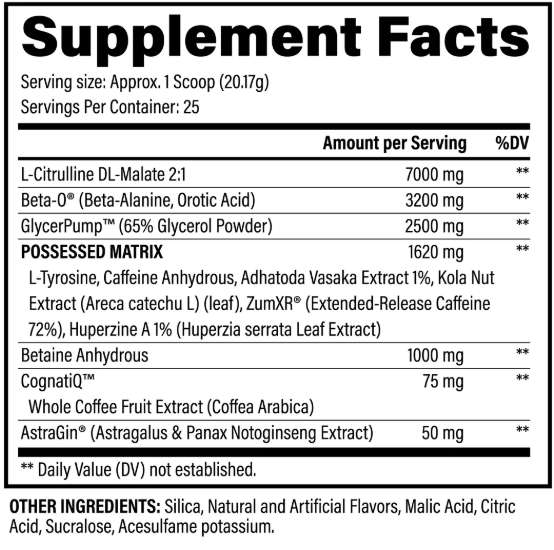 Black Magic BZRK Pre-Workout 450g